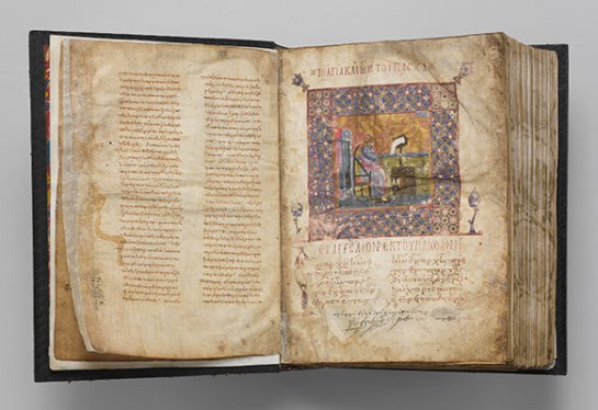 Working Title/Artist: Byzantine Lectionary  Department: Medieval Art Culture/Period/Location:  HB/TOA Date Code:  Working Date:  photography by mma, DP160636.tif retouched by film and media (jnc) 9_25_08